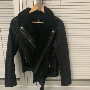 Forever 21 Black Leather Jacket